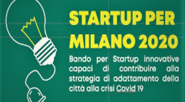Startup per Milano 2020